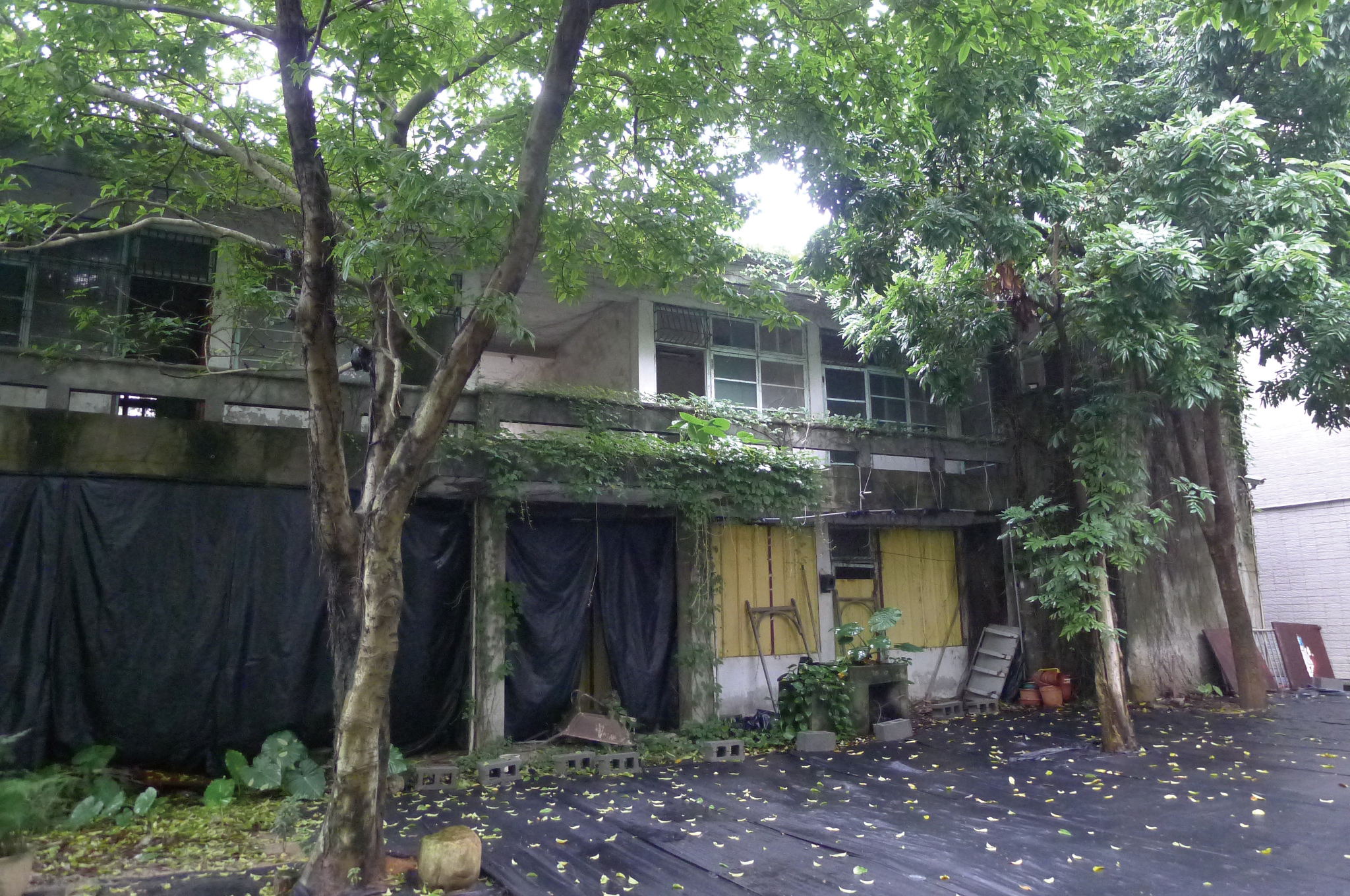 跟原中壢高中教師宿舍白馬莊有關的相片,共8張