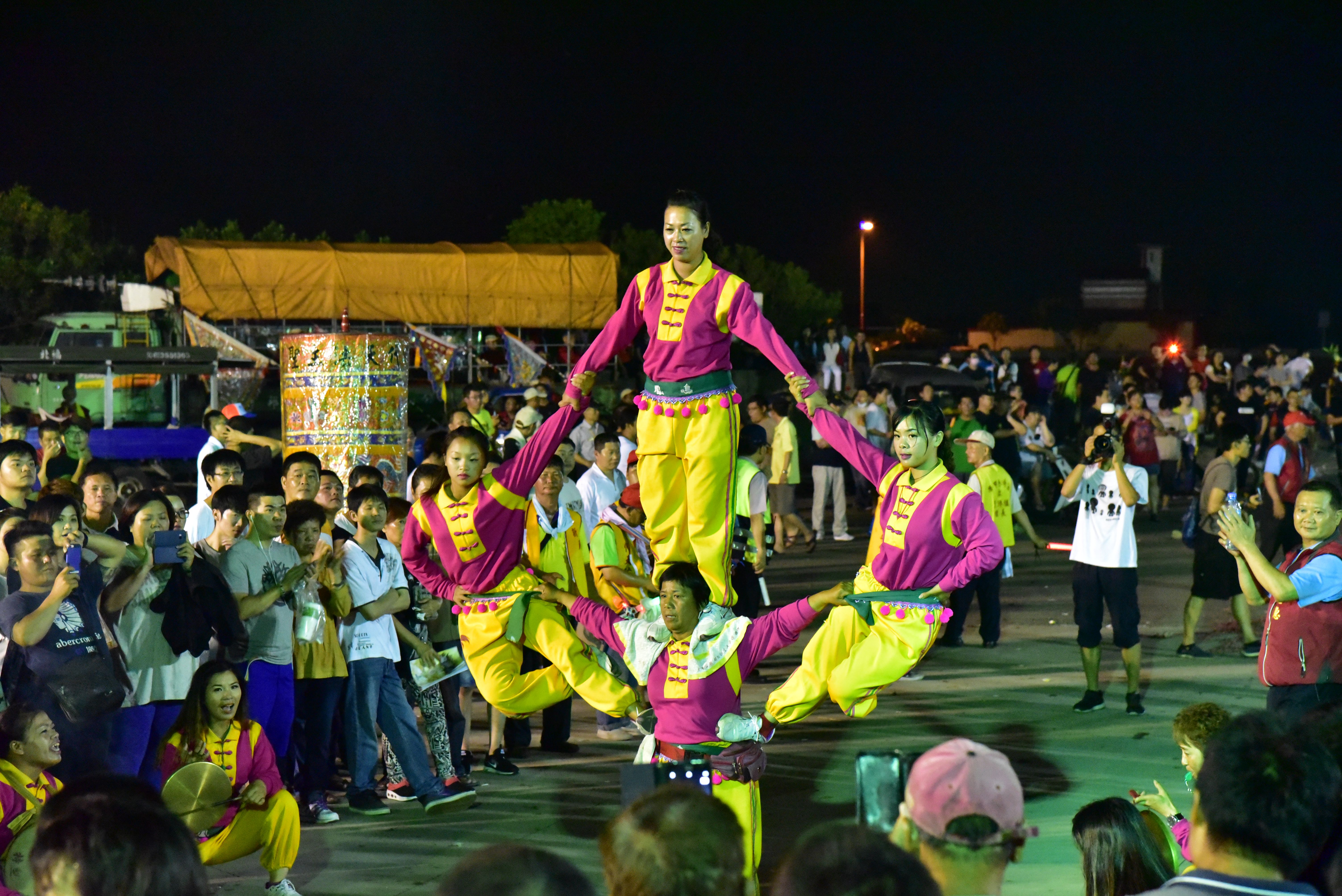學甲上白礁暨刈香-花式跳鼓陣3
