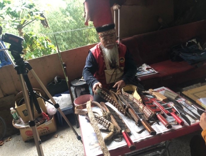 阿里山館－鄒族傳統獵刀文物重製講師與學員訪談－汪榮華