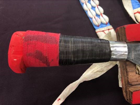 阿里山館－鄒族傳統獵刀文物重製田野調查資料－刀柄製作過程