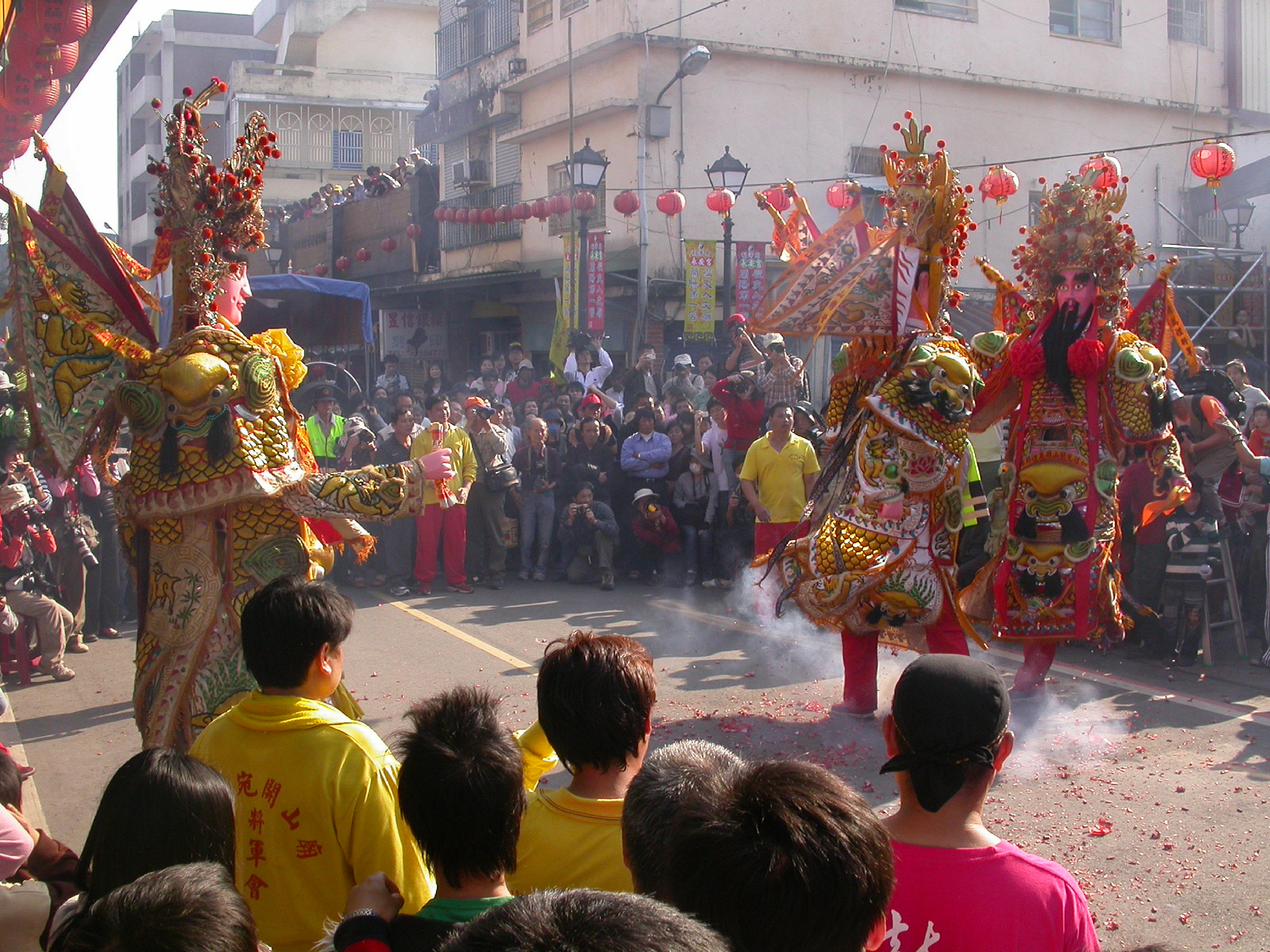 跟2009年利澤簡八大庄遶境－永安宮前拜廟有關的相片，第1張