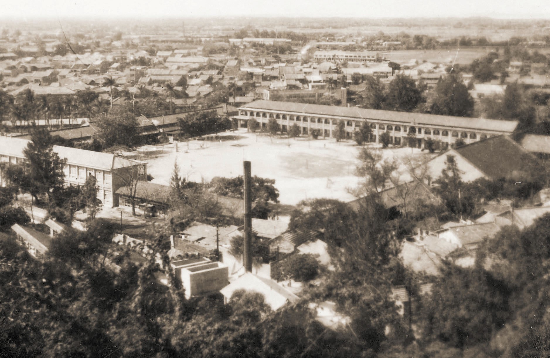 彰化縣中山國小西元1941年時的校園景觀